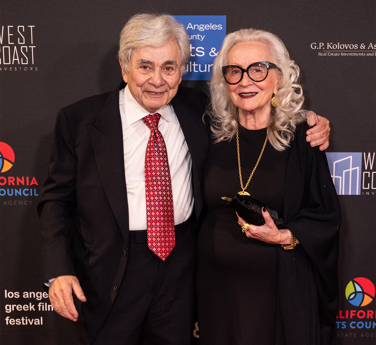 George and Tina Kolovos at the Los Angeles Greek Film Festival