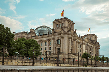 The Reichstag in Berlin, Germany