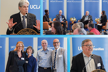 UCLA leadership at the UCLA College faculty and emeriti philanthropy event